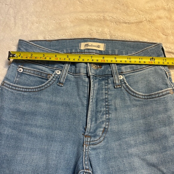 SALE! Madewell Jeans 24P MidRise Perfect Vintage Blue Denim Alderton Wash Petite - Picture 13 of 16